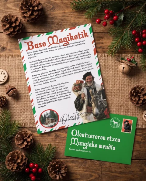 Olentzeroren gutun pertsonalizatua euskaraz