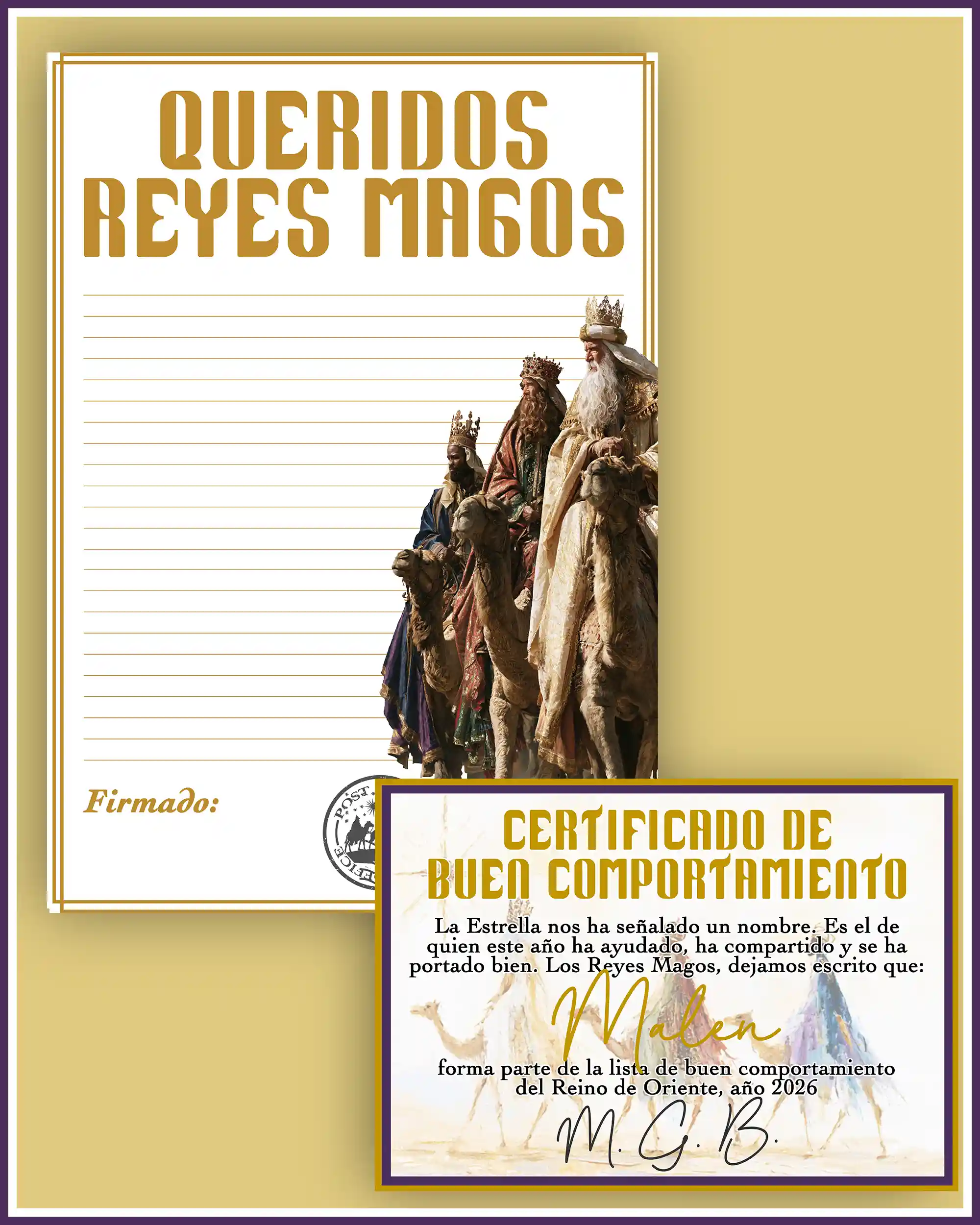 Carta Personalizada Reyes Magos - Castellano - Imagen 5