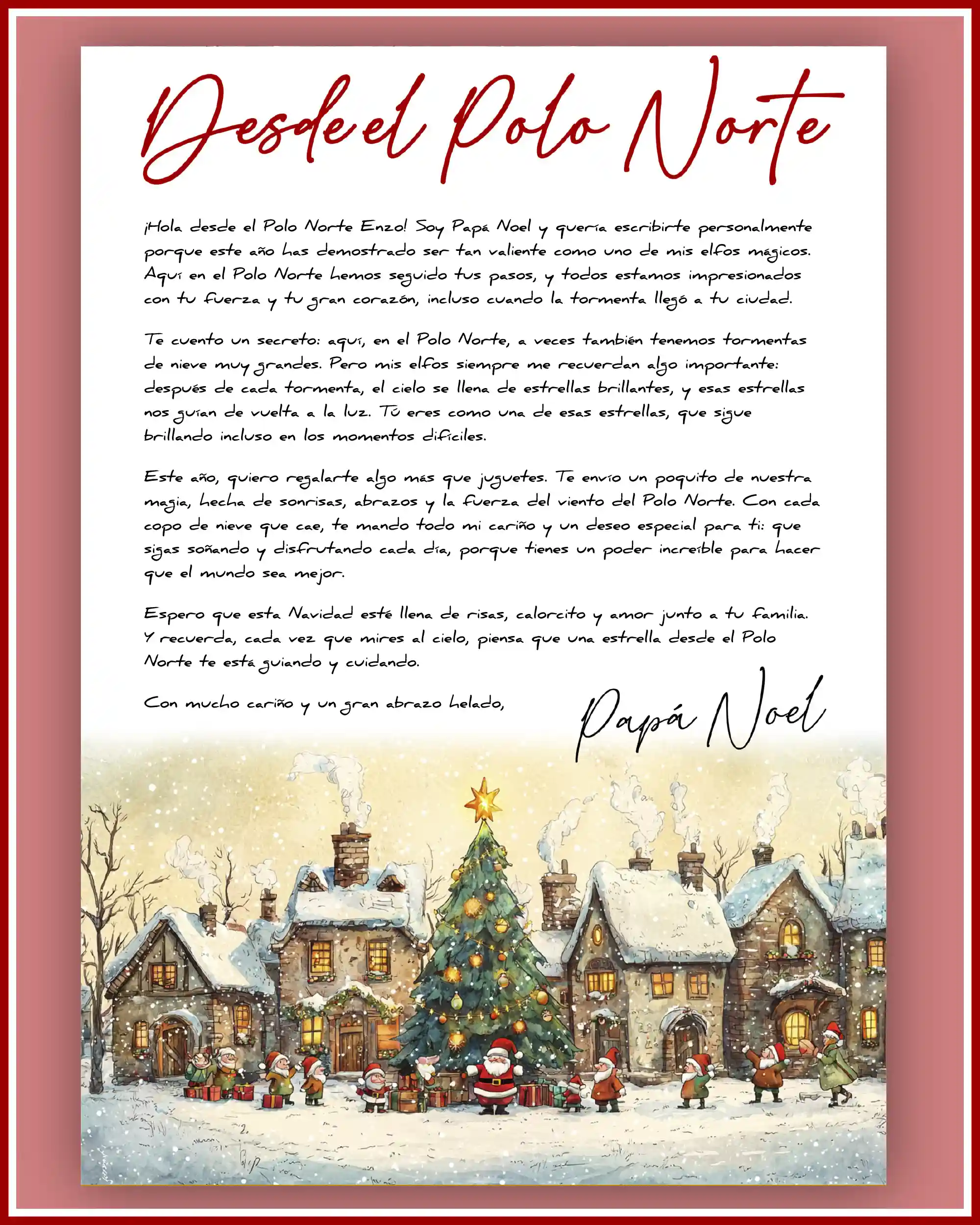 Carta Descargable Dana - Navidad - Imagen 2