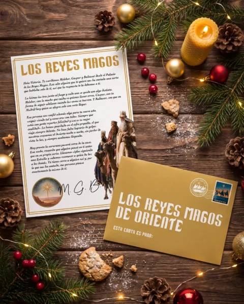 Carta personalizada de los Reyes Magos para adultos